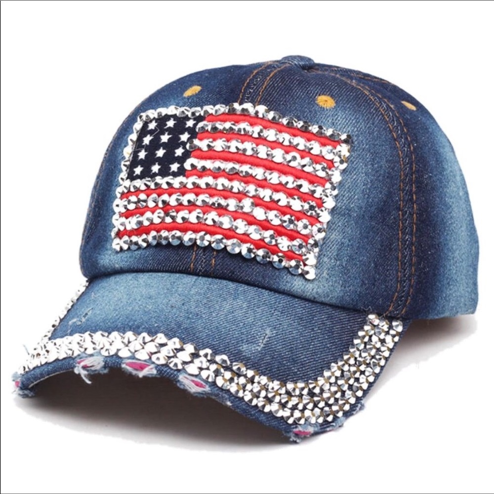 Bling USA baseball hat.